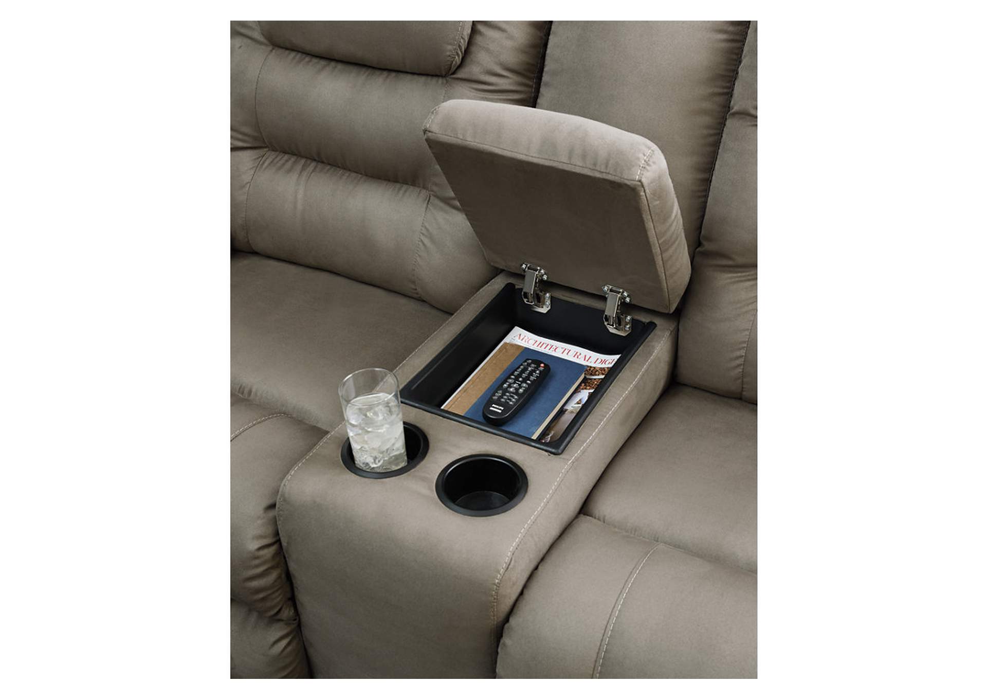 McCade Reclining Loveseat with Console,Signature Design By Ashley