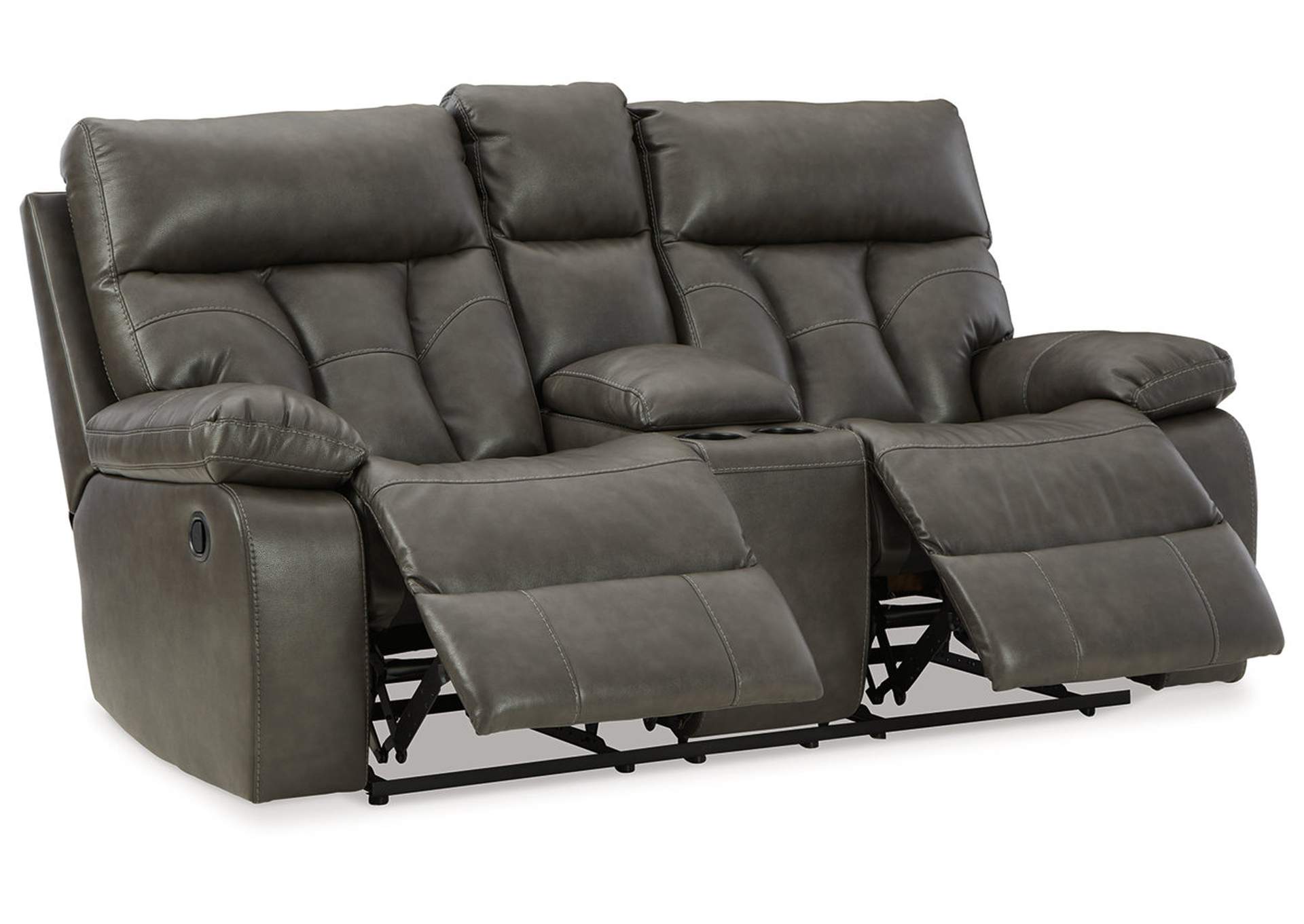 Willamen Reclining Loveseat with Console,Signature Design By Ashley