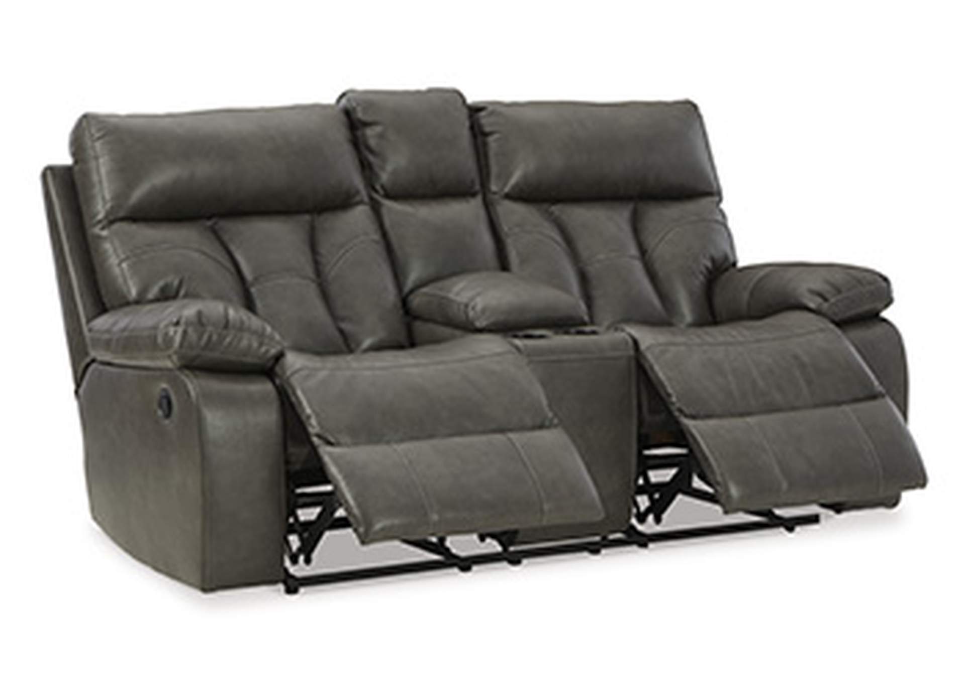 Willamen Reclining Loveseat with Console,Signature Design By Ashley