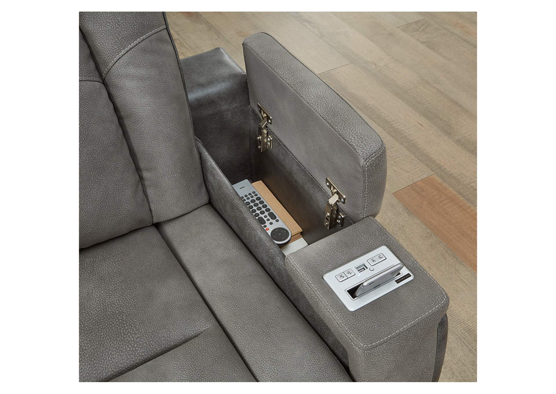 Next-Gen DuraPella Power Reclining Sofa,Signature Design By Ashley