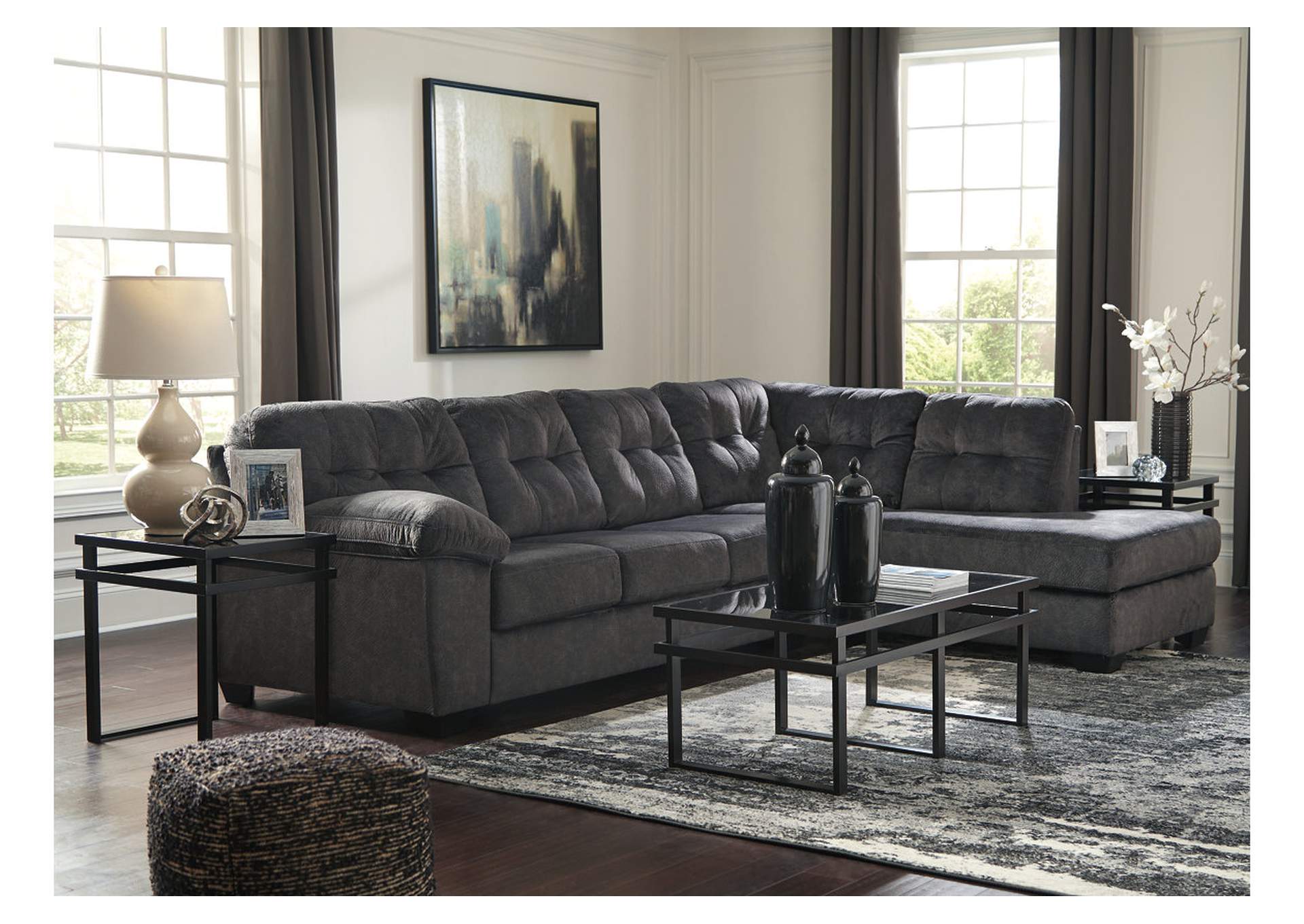 Accrington 2-Piece Sleeper Sectional with Chaise,Signature Design By Ashley