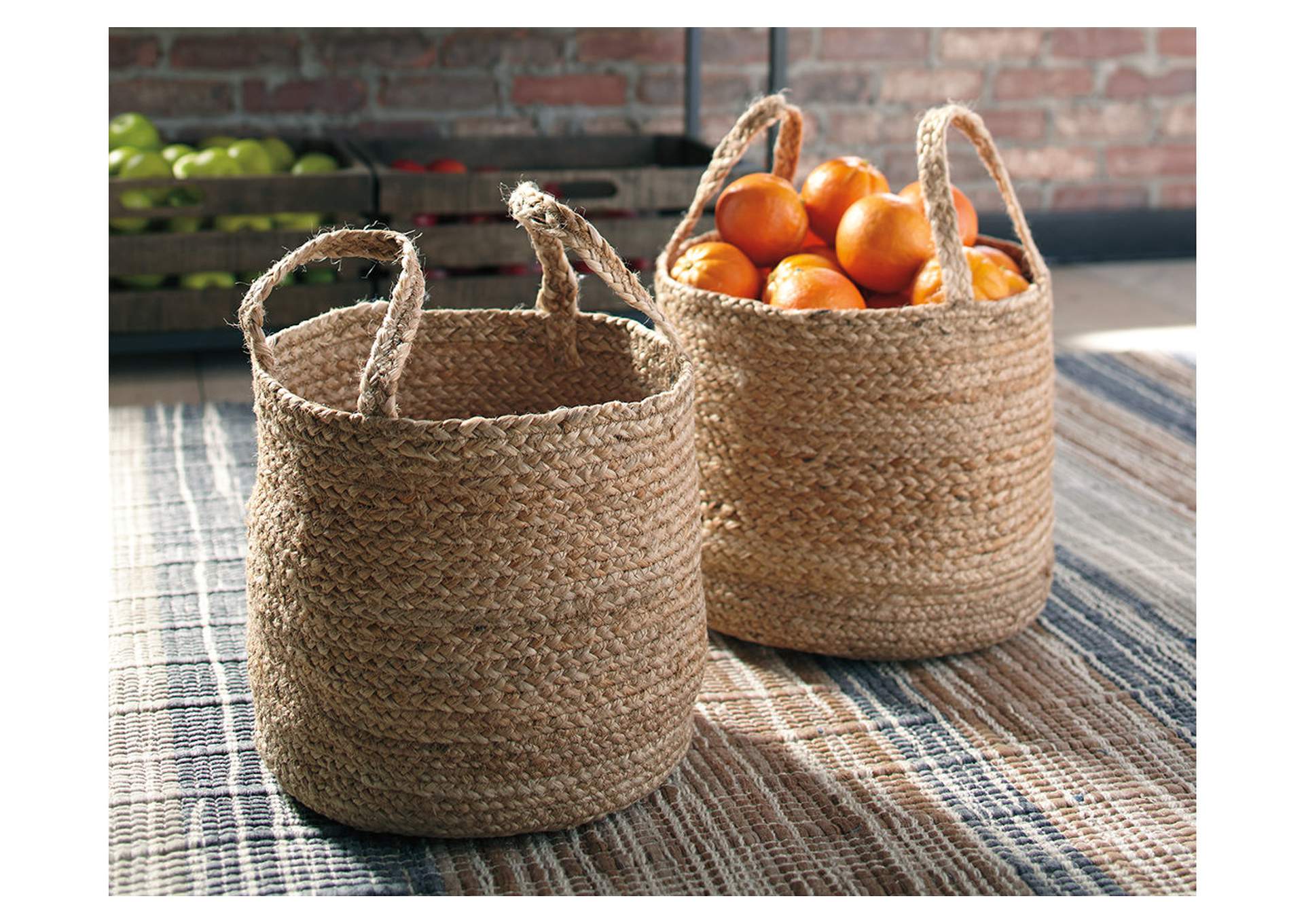 Brayton Basket (Set of 2),Signature Design By Ashley