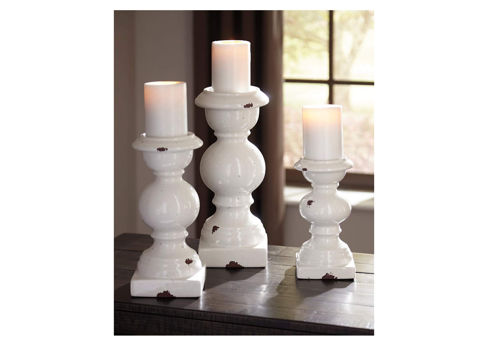 Devorah Candle Holder (Set of 3),Signature Design By Ashley