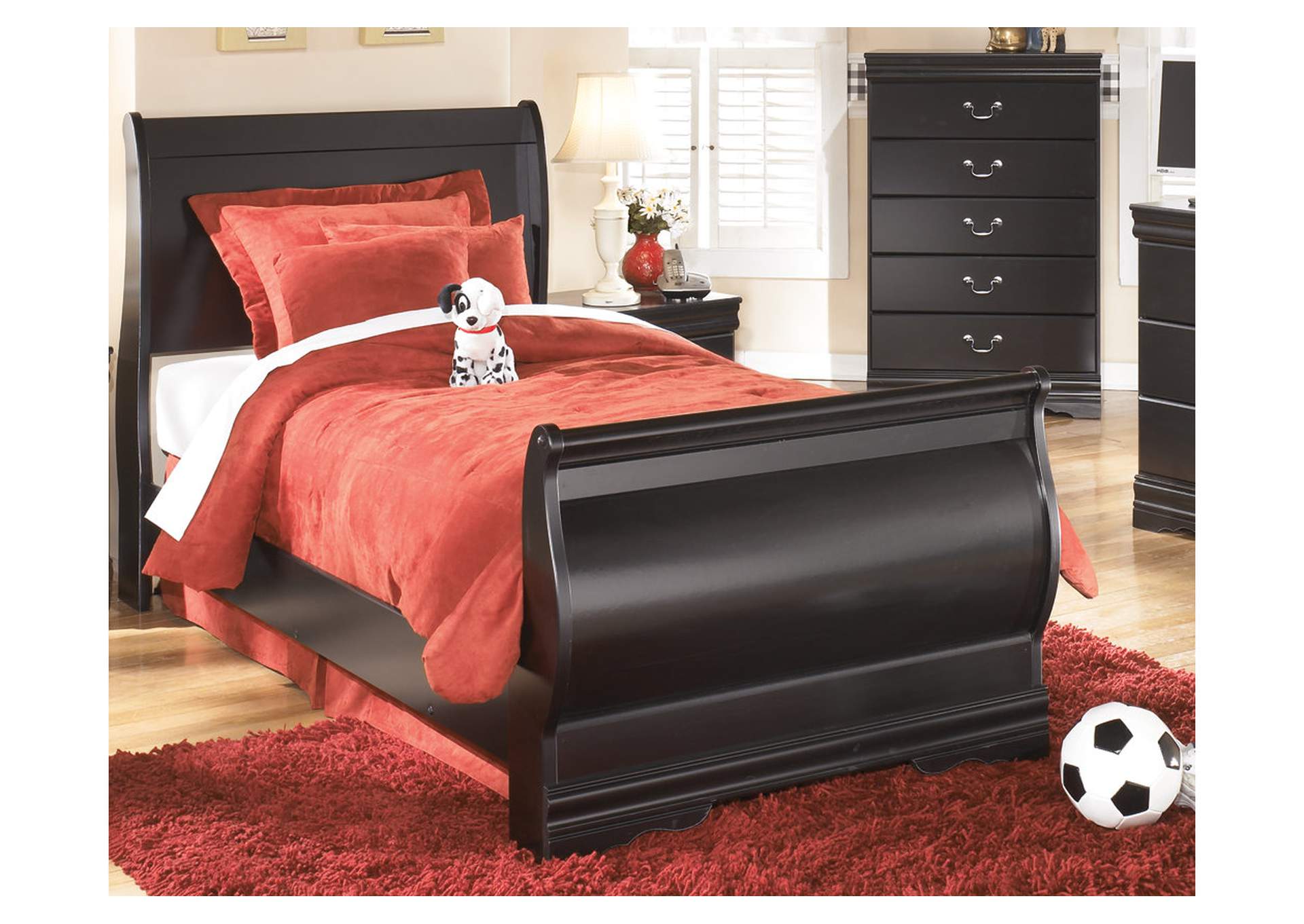 Huey Vineyard Twin Sleigh Bed,Signature Design By Ashley