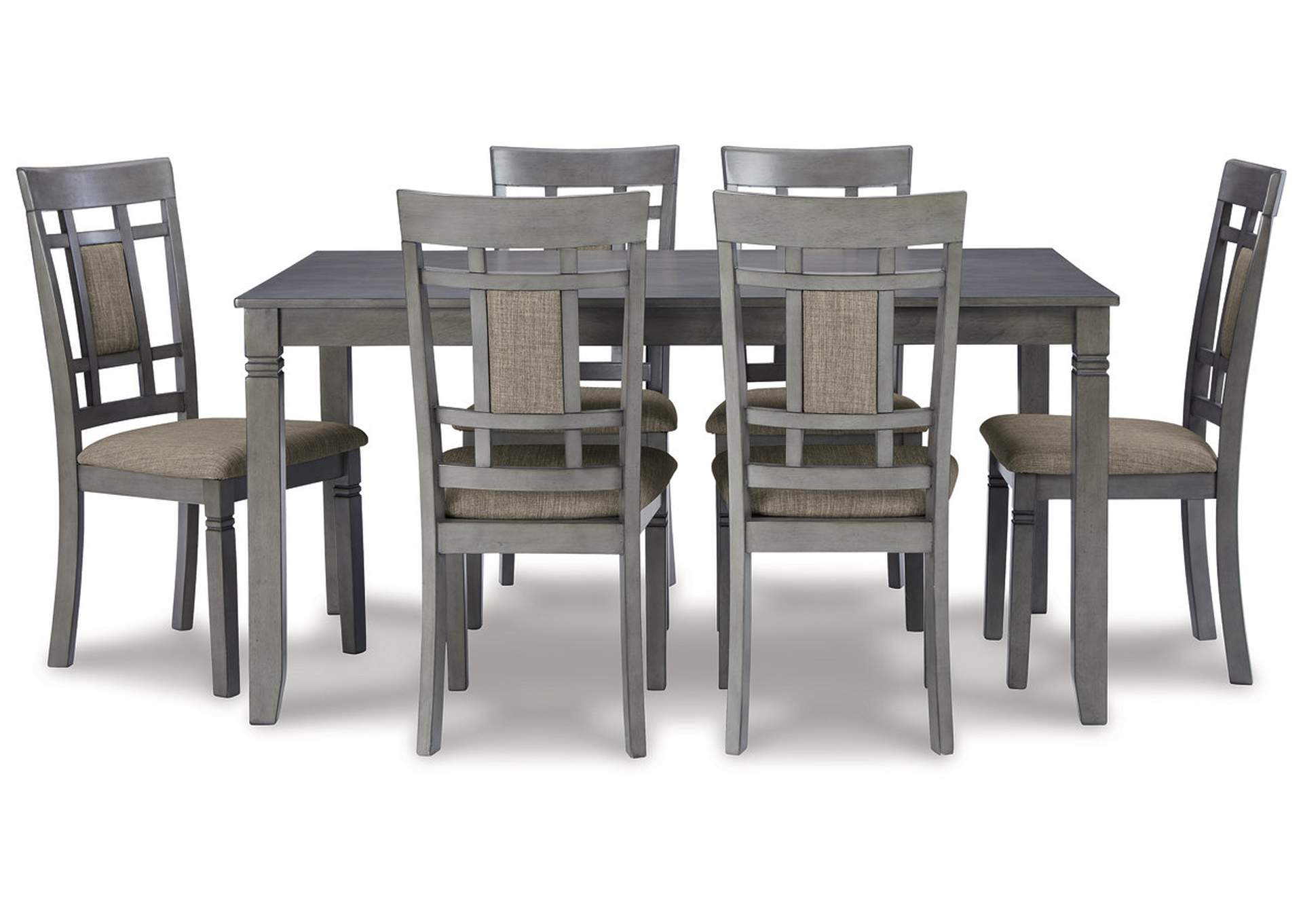 Jayemyer Dining Table and Chairs (Set of 7),Signature Design By Ashley