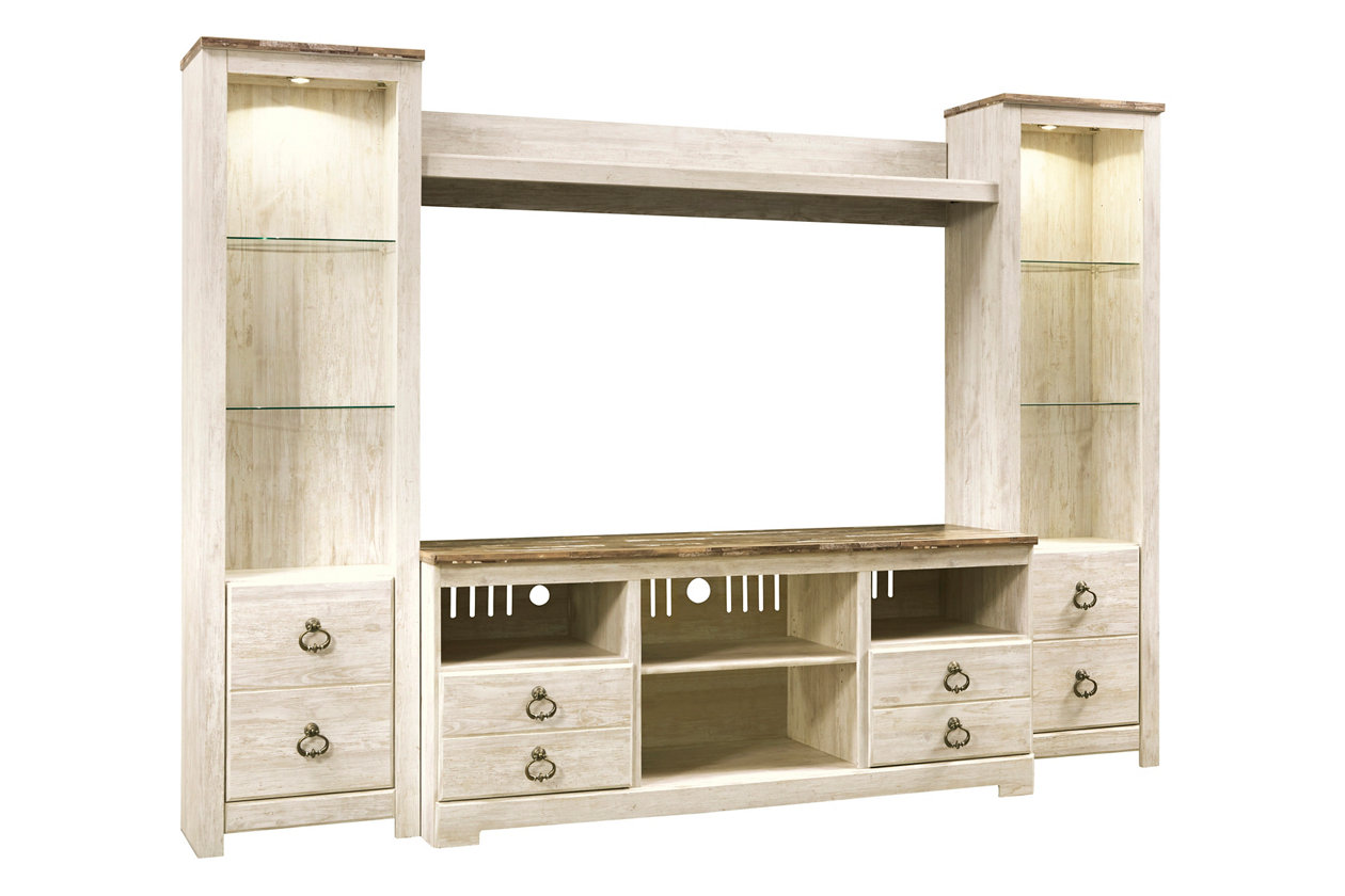 Willowton 4-Piece Entertainment Center,Signature Design By Ashley