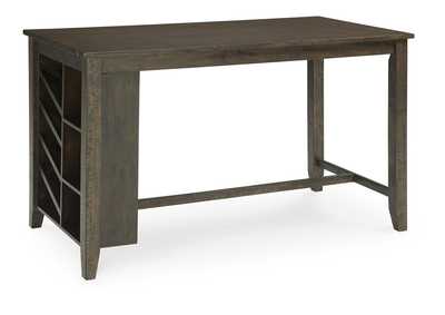 Image for Rokane Brown Rectangular Counter Table w/Storage
