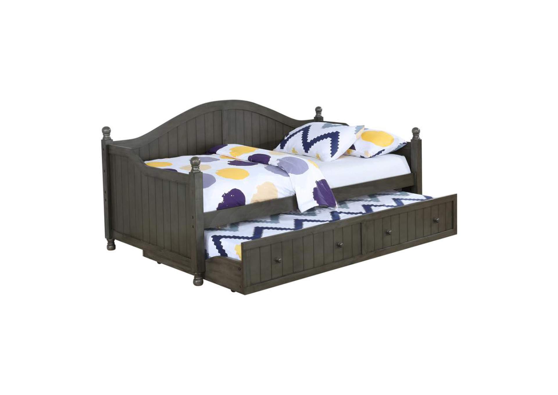 Julie Ann Twin Daybed with Trundle Warm Grey,Coaster Furniture