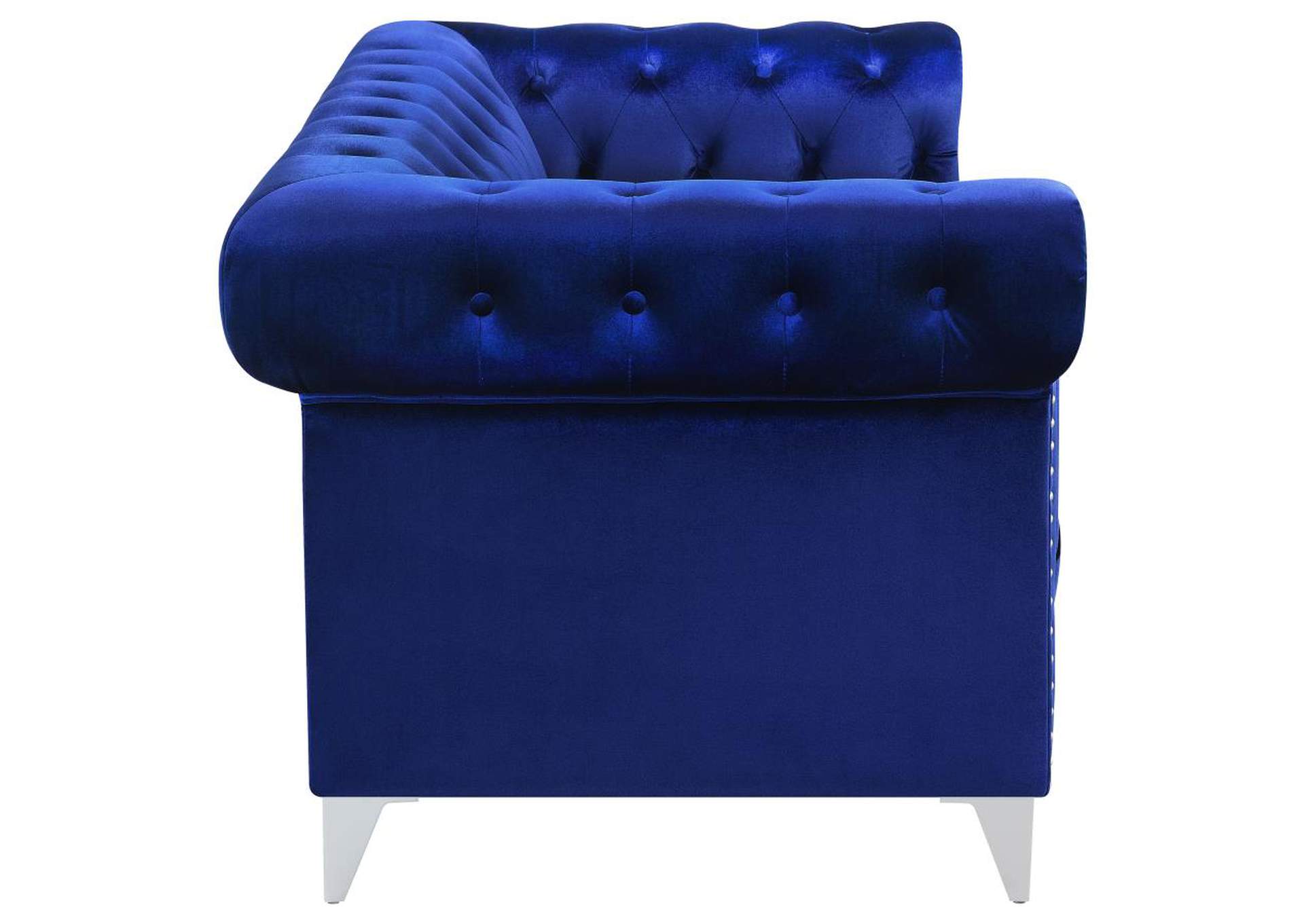 Bleker 2 - piece Tuxedo Arm Living Room Set Blue,Coaster Furniture