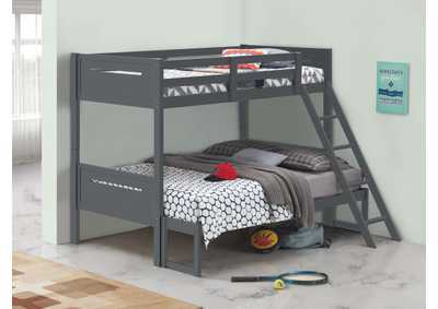 Image for Littleton Twin - Full Bunk Bed Grey